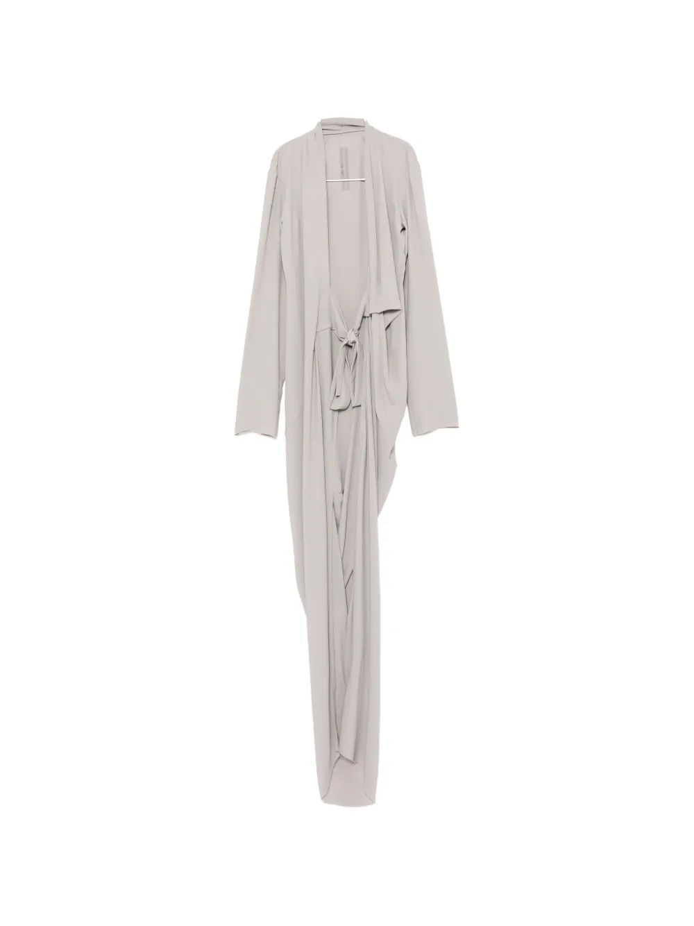 Rick Owens wrap draped maxi dress - Grigio