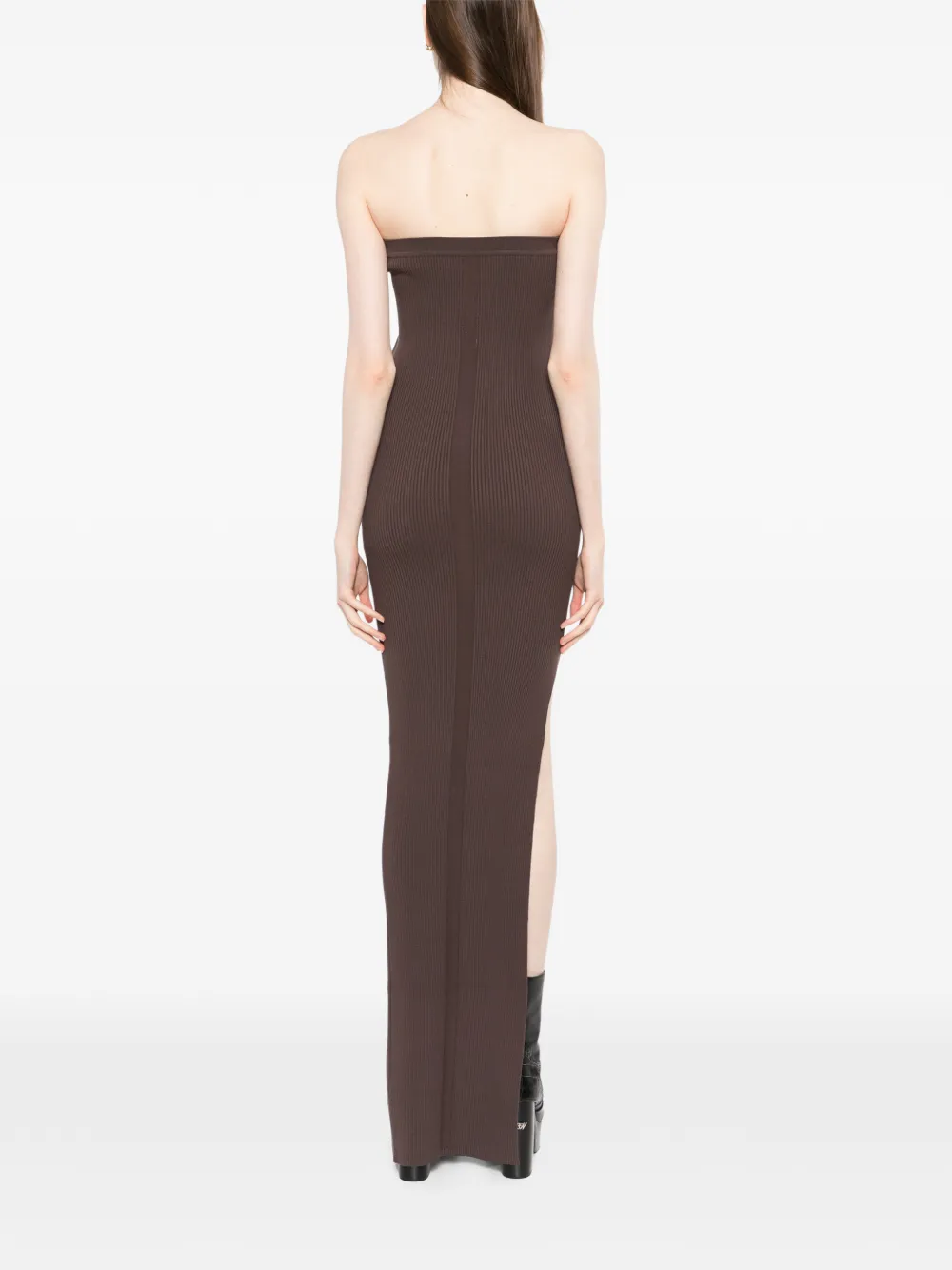 Rick Owens Asymmetrische jurk Bruin