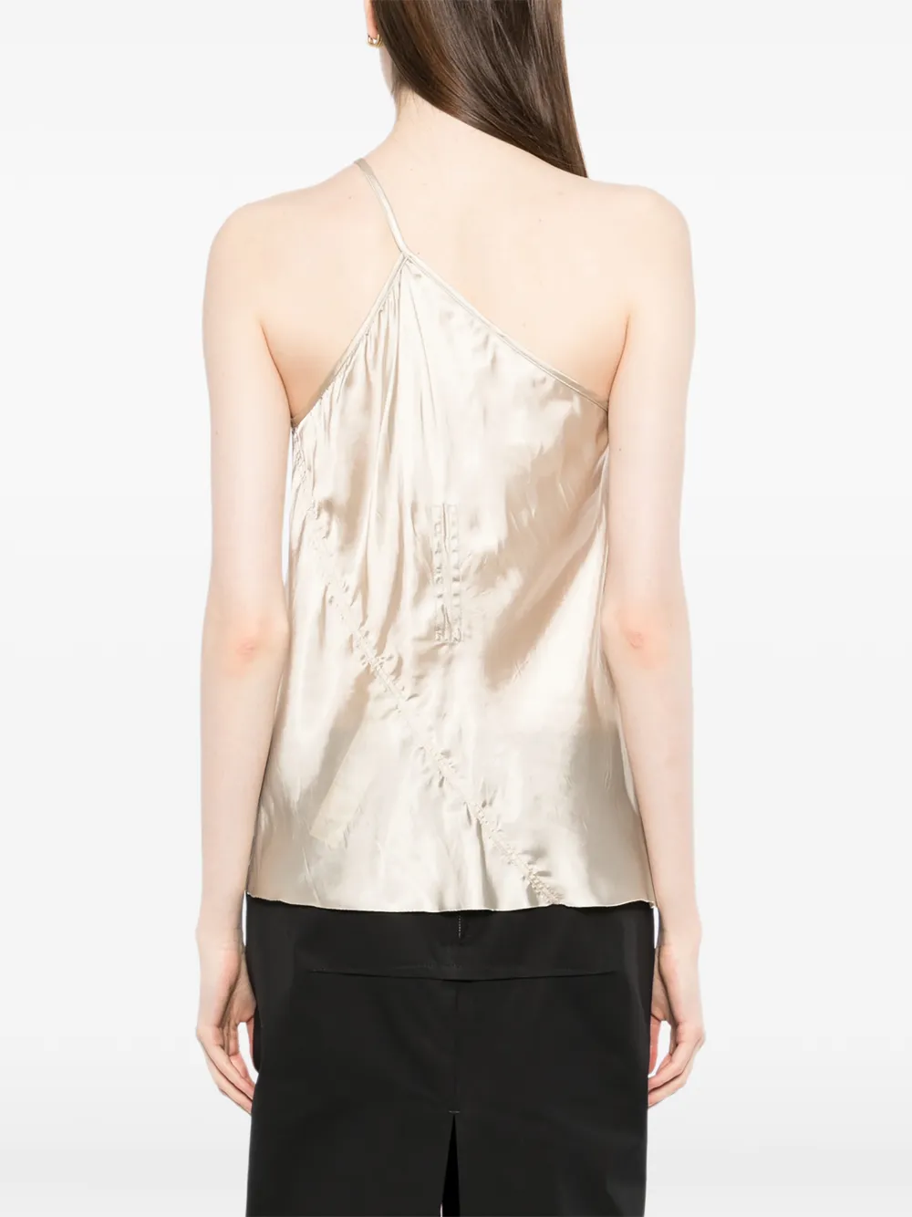 Rick Owens Asymmetrische top Beige
