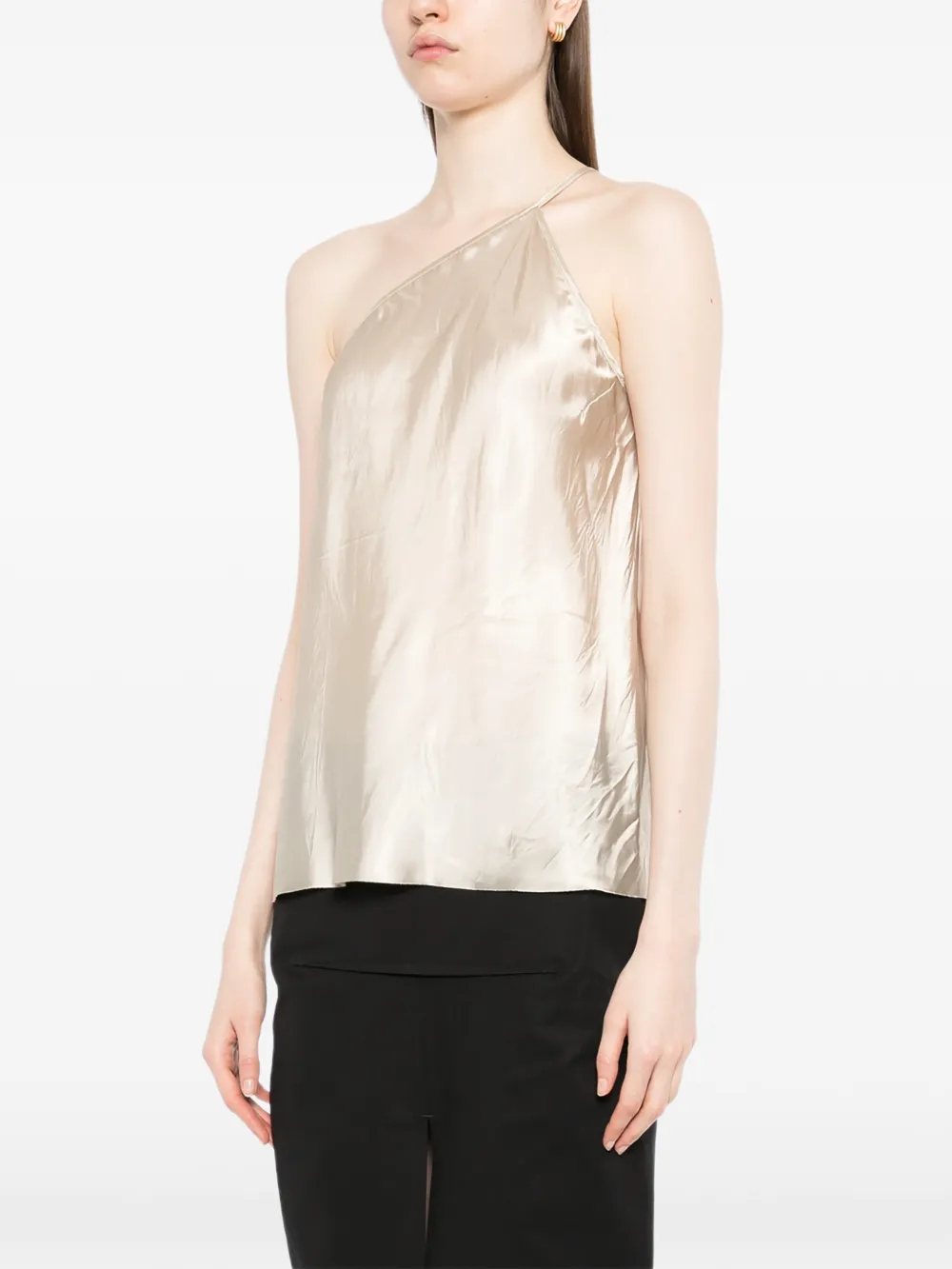 Rick Owens Asymmetrische top Beige