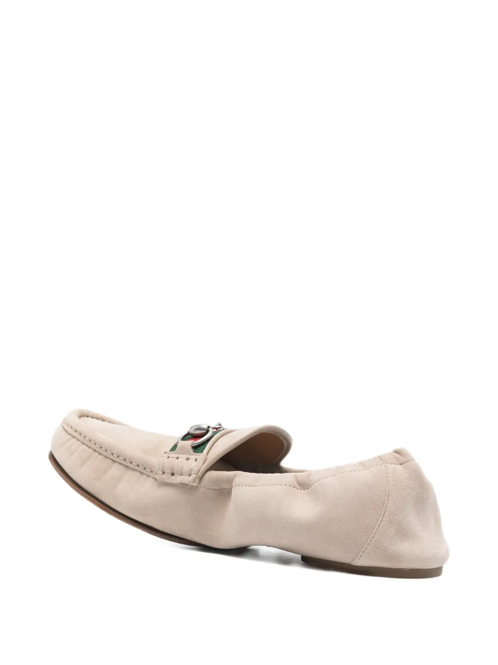 Gucci Horsebit leren loafers Beige