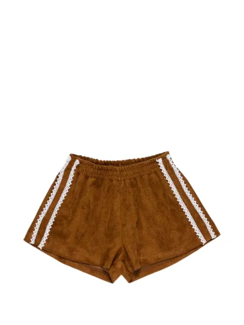 Miss Grant Kids lace trim shorts