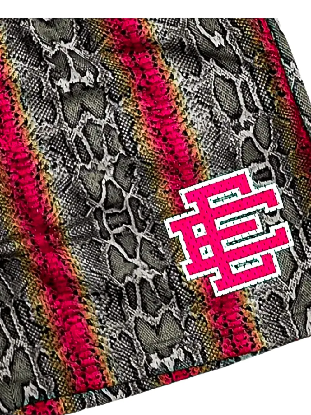 ERIC EMANUEL Trainingsshorts met slangenprint Grijs