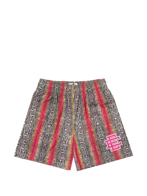 ERIC EMANUEL snake -pattern shorts