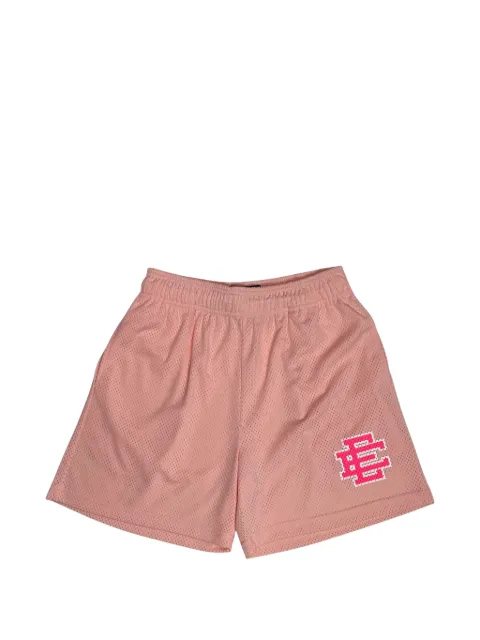 ERIC EMANUEL logo-print track shorts