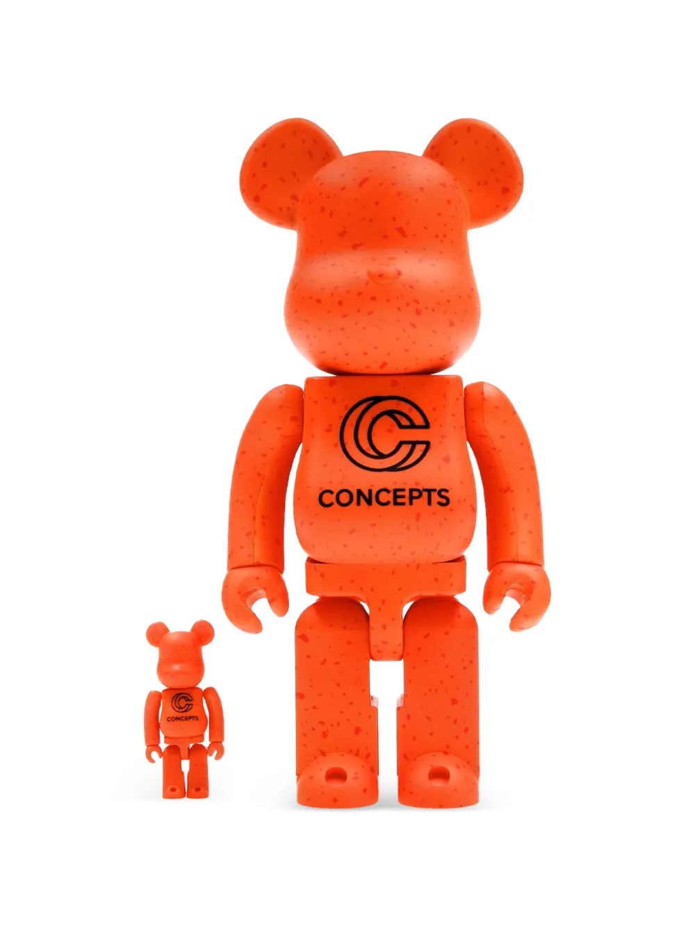MEDICOM TOY x Concepts BE@RBRICK Lobster 100% und 400% Figuren-Set - Orange
