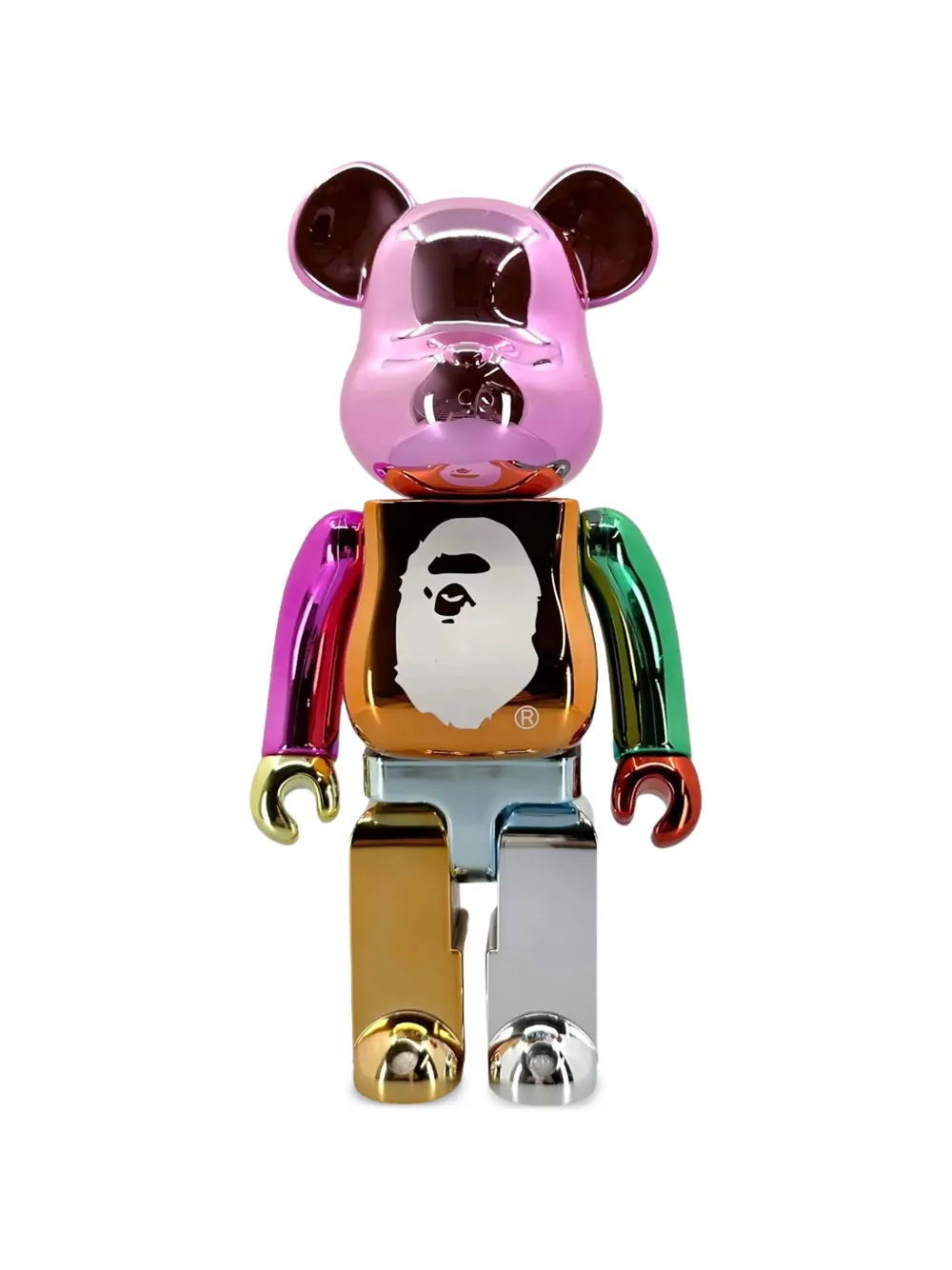MEDICOM TOY x BAPE Figura BE@RBRICK 25th Anniversary 400% - Rosa