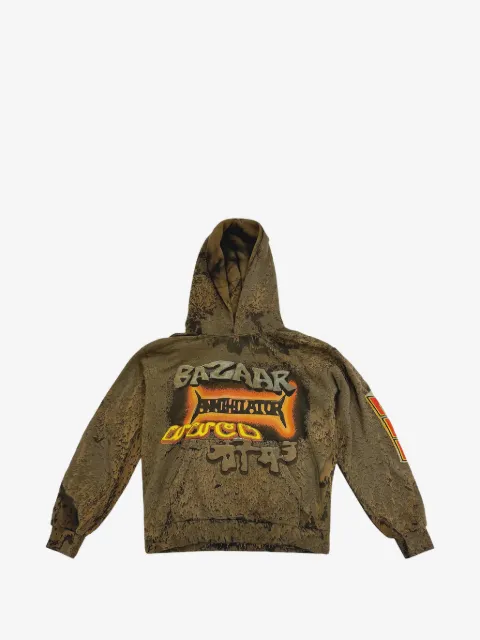 Travis Scott bazaar graphic hoodie