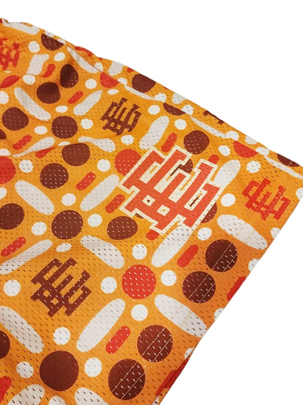 ERIC EMANUEL Shorts met geometrisch patroon Oranje