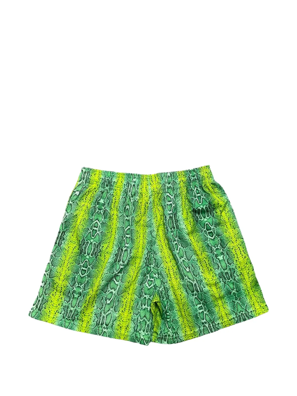 ERIC EMANUEL Shorts met slangenprint en logoprint Groen