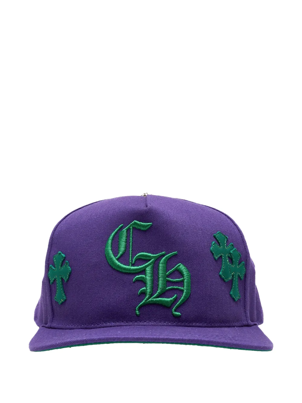 Chrome Hearts Logo-embroidered Baseball Cap In Purple
