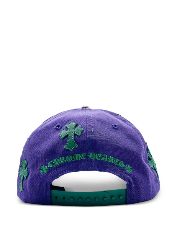 Chrome Hearts logo-embroidered Baseball Cap | Purple | FARFETCH AO