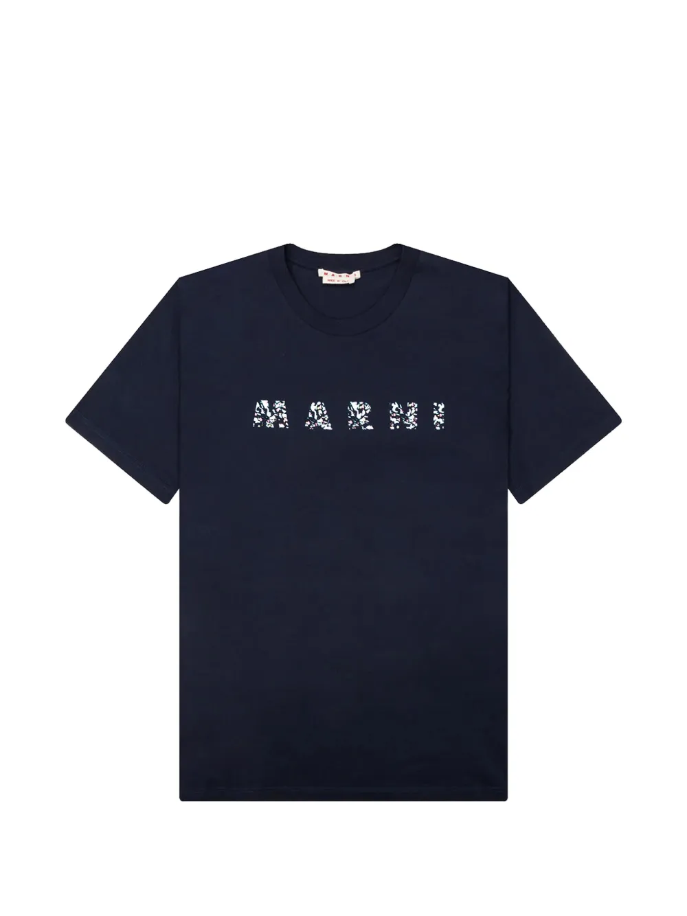 Marni logo-print short-sleeve T-shirt - Blau