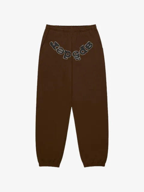 SP5DER pantalon à logo strassé