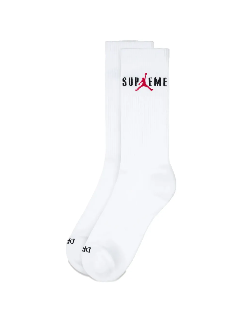 Supreme x Jordan logo-jacquard socks - Bianco