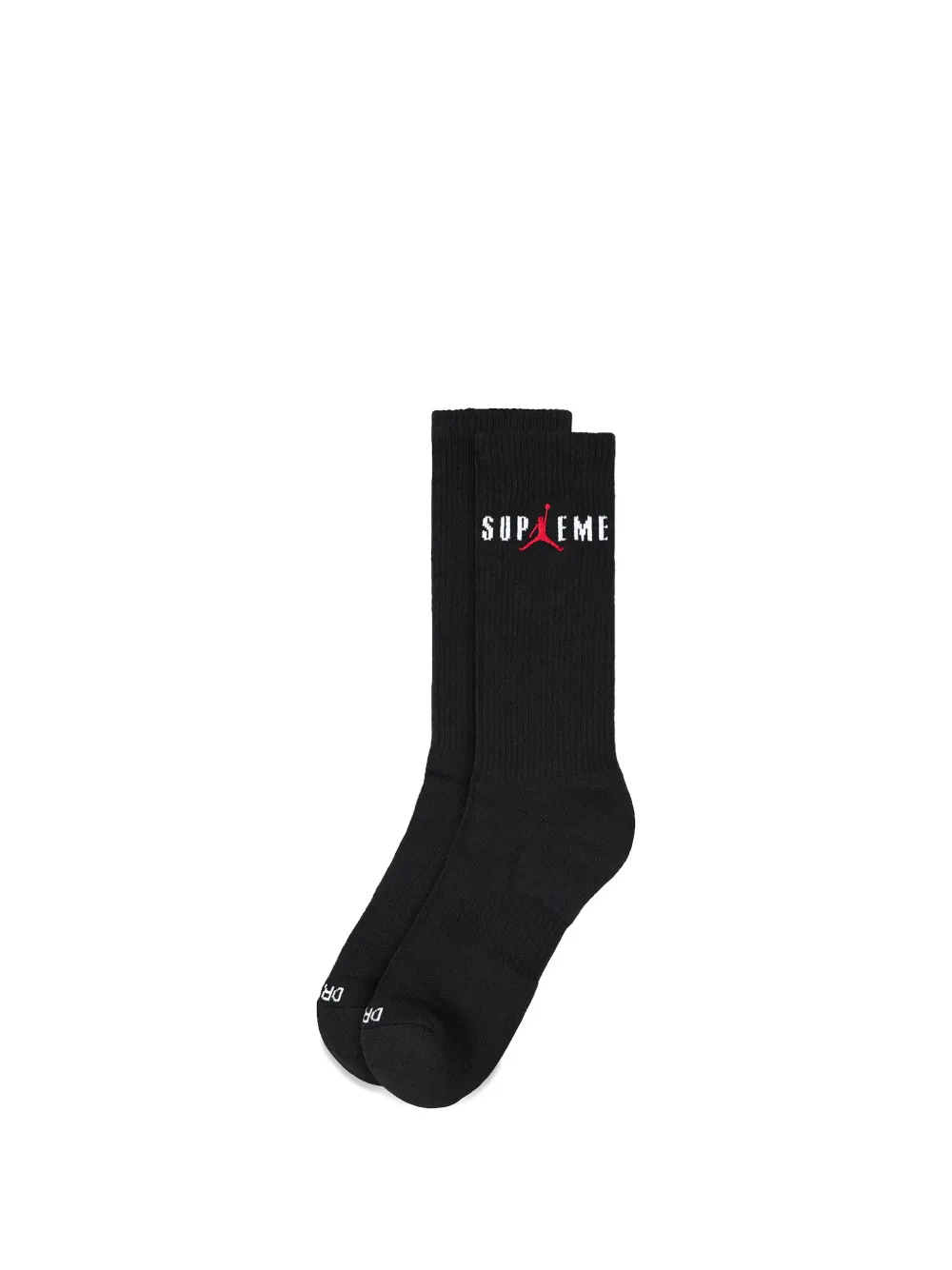 Supreme x Jordan logo-jacquard socks (set of two) - Schwarz
