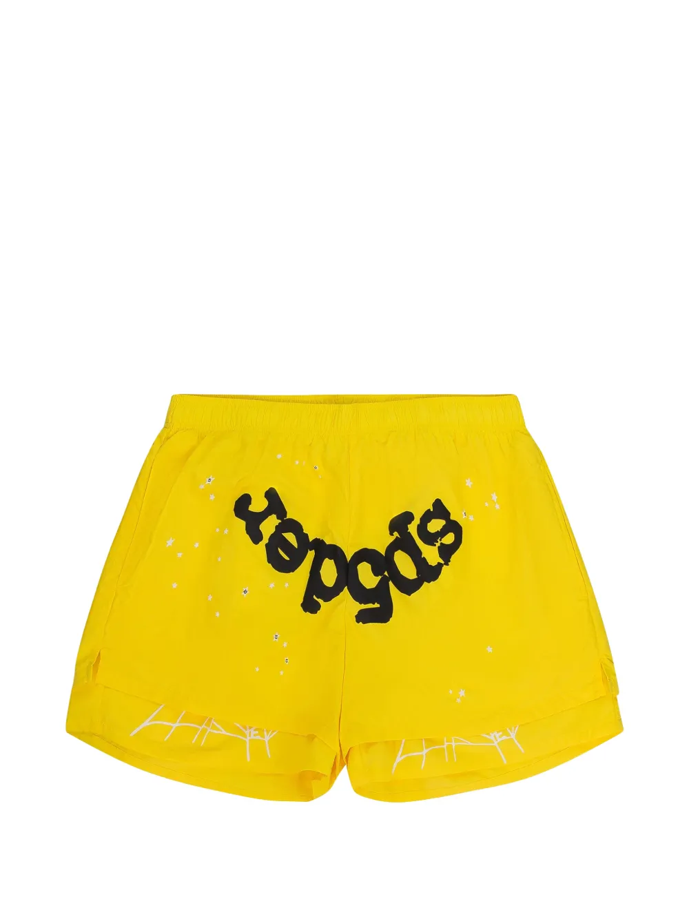 SP5DER double-layer shorts - Giallo