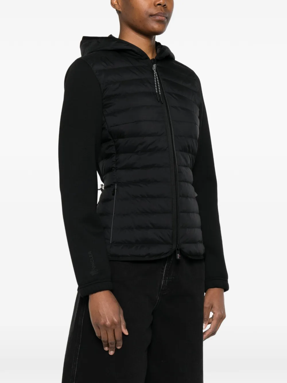 Moncler Grenoble Vest met capuchon Zwart