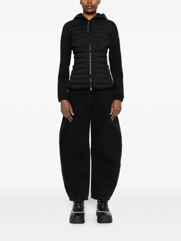 Moncler Grenoble Hooded zip-up Cardigan | Black | FARFETCH