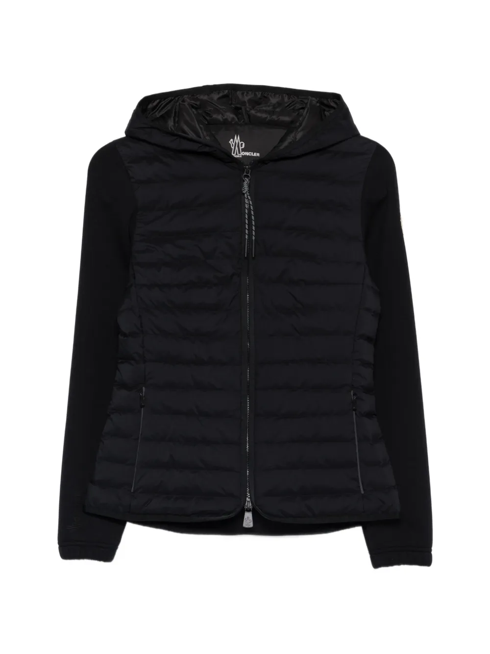 Moncler Grenoble Hooded zip-up Cardigan | Black | FARFETCH