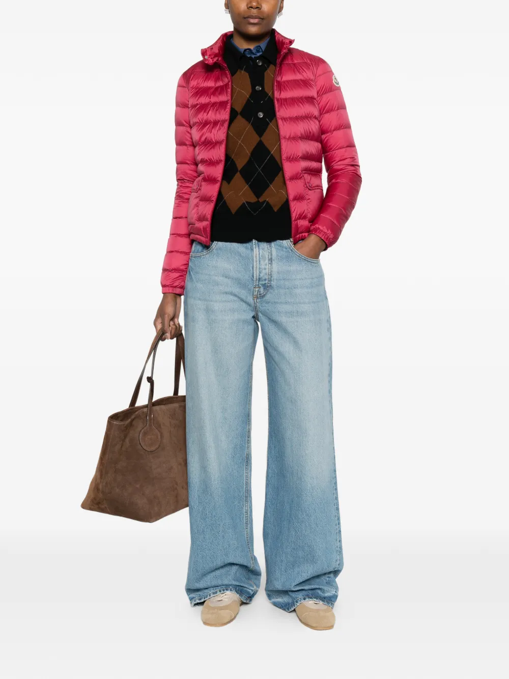 Moncler Jack met ritszak Rood