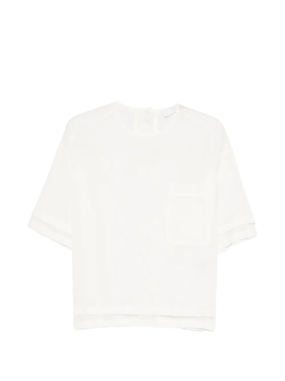 Tela short-sleeve top - Toni neutri