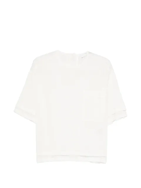 Tela top manga corta