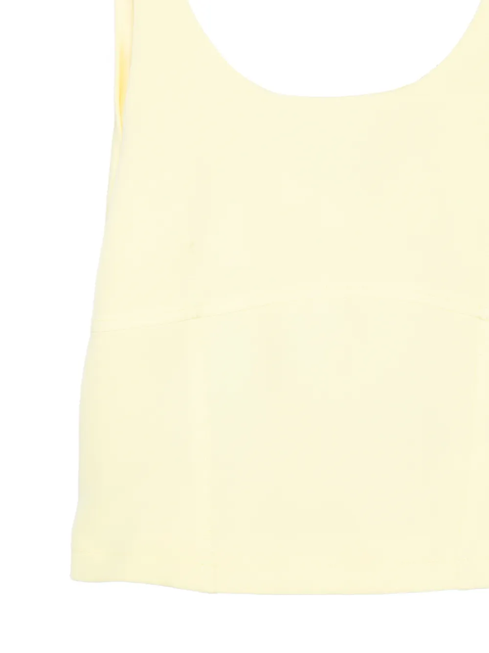 Miss Grant Kids Top met strik Geel