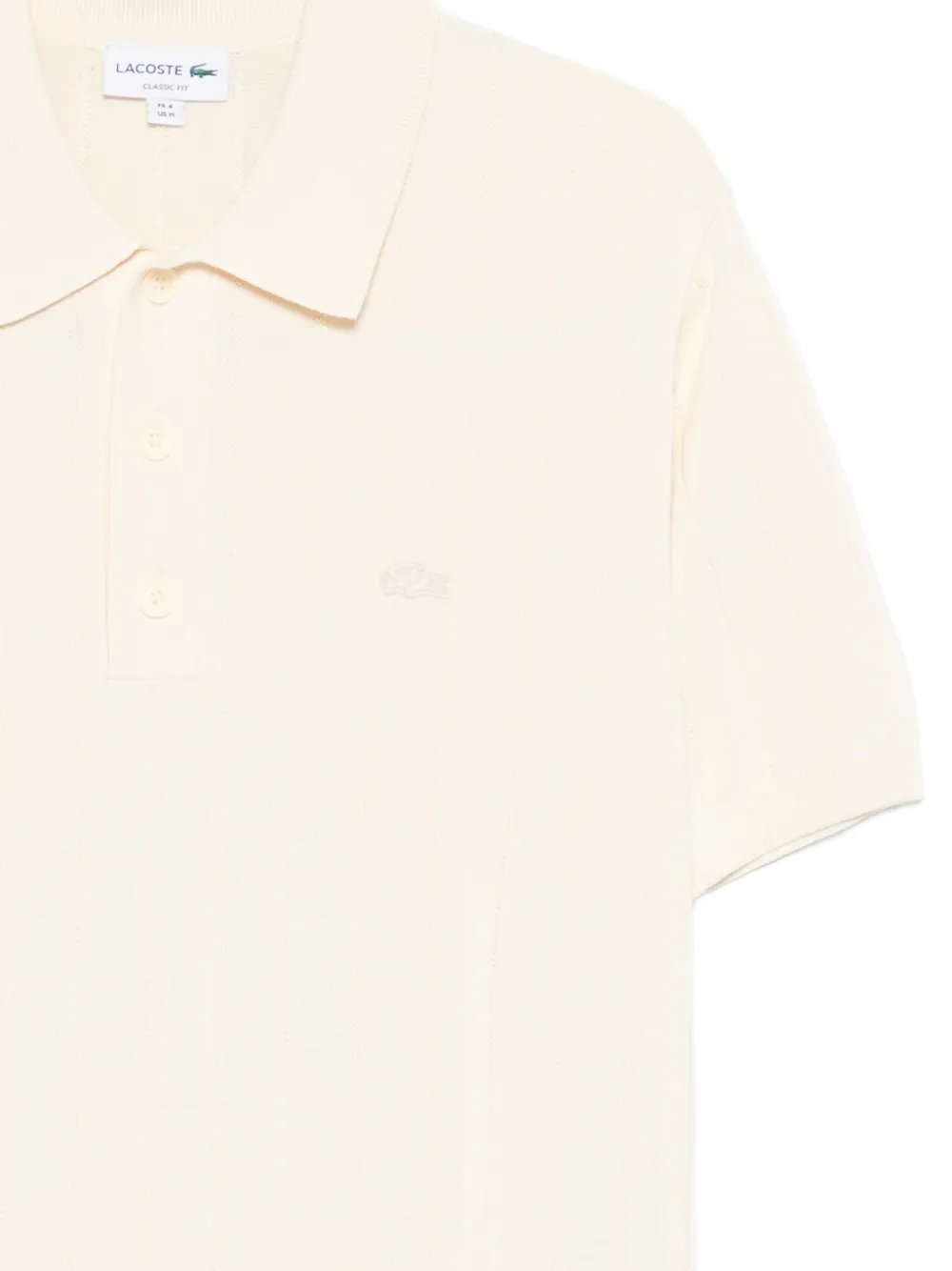 Lacoste Poloshirt met korte mouwen Beige