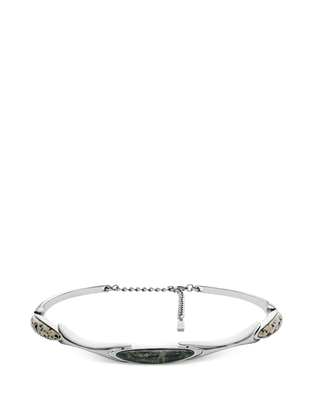 Diesel Choker Jasper in acciaio inossidabile - Argento