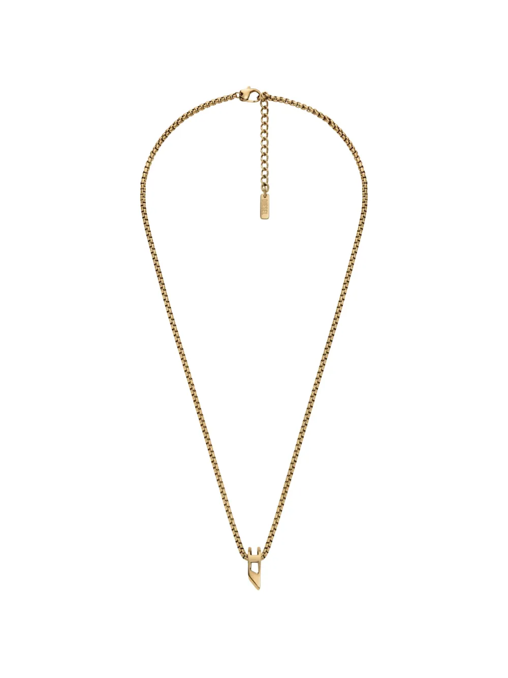 Diesel Collana con pendente Oval-D - Oro