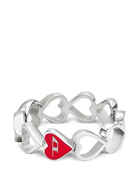 Diesel heart enamel ring