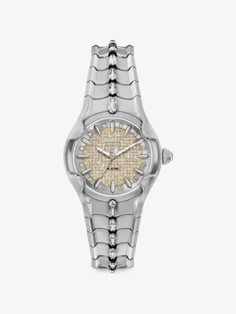 Diesel ステンレススチール パヴェ 32mm 腕時計
