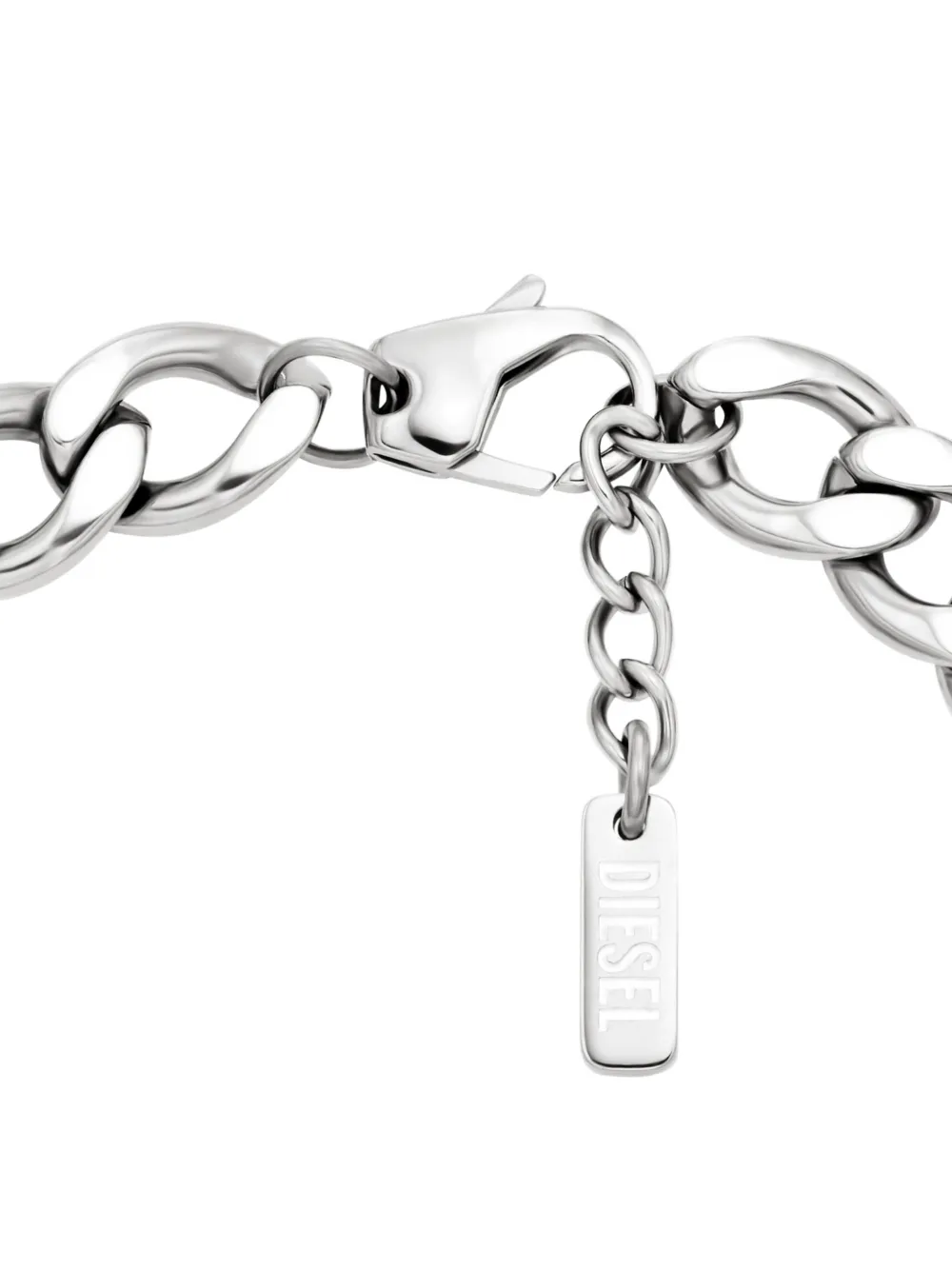  Diesel Pulsera Id - Plateado 