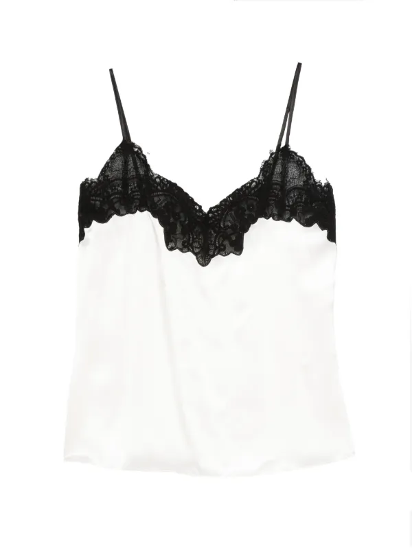 Co Lace-trim Blouse in White