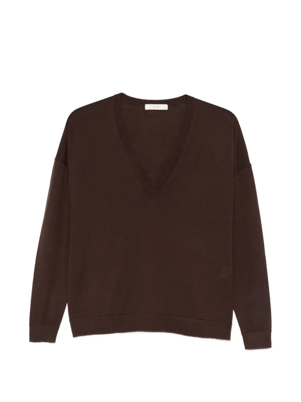 Co V-neck sweater - Marrone