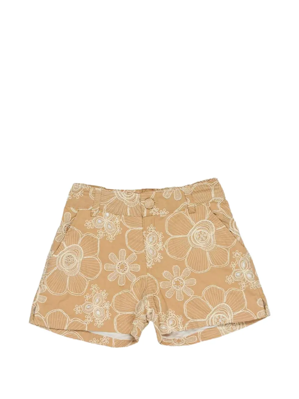 Miss Grant Kids floral shorts - Toni neutri