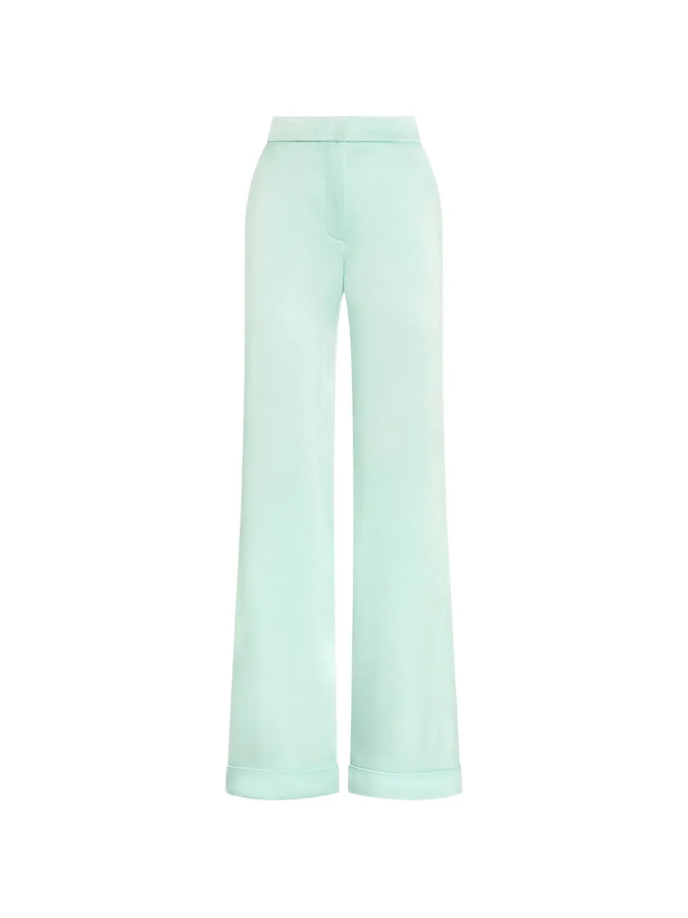 Genny satin trousers - Grün
