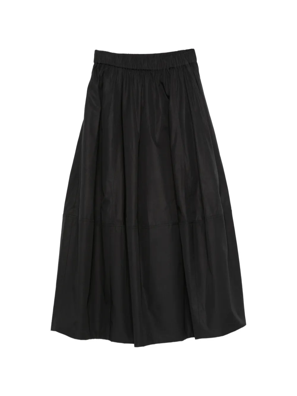 Co Bubble A-line midi skirt - Nero