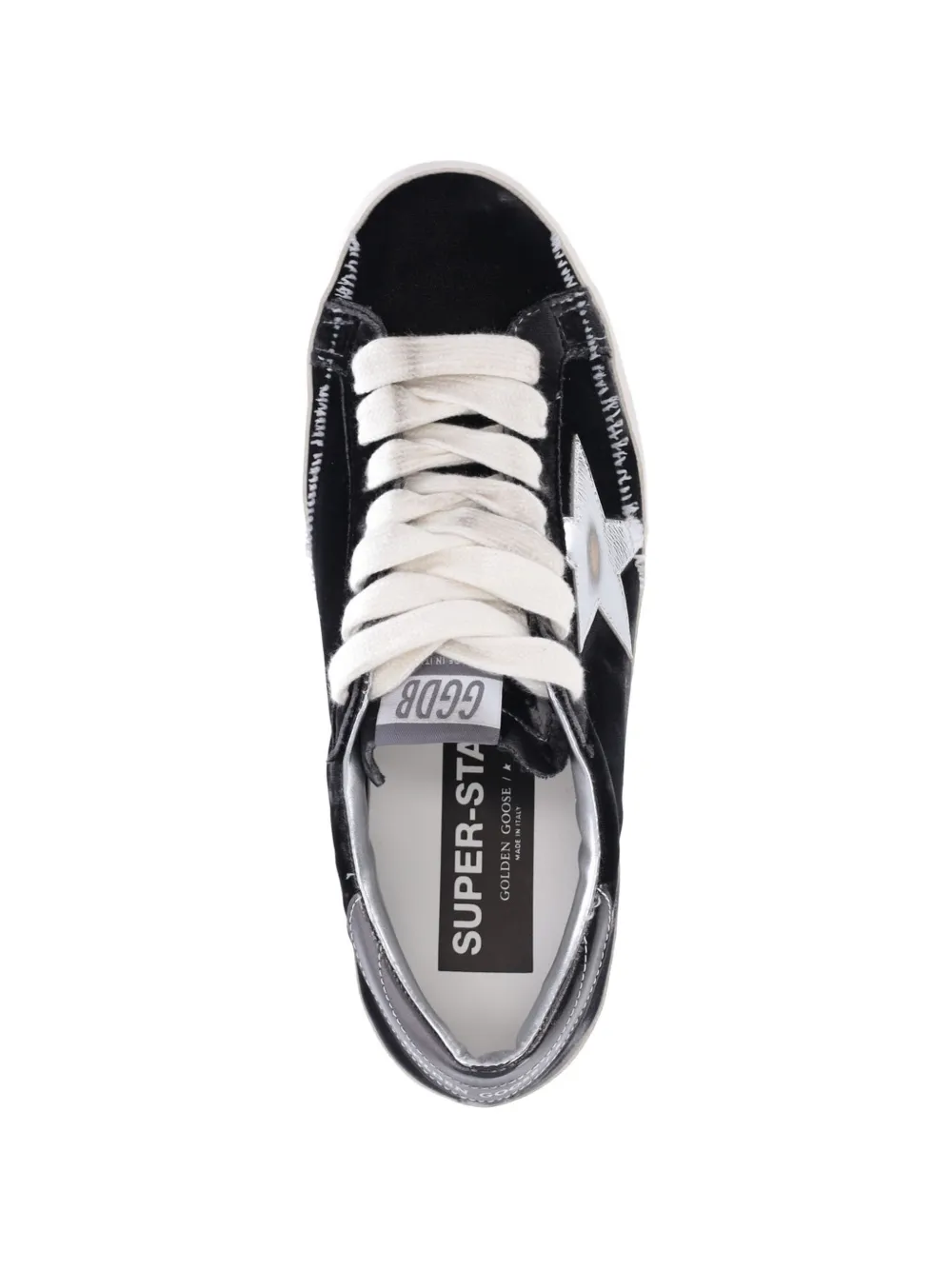 Golden Goose Super-Star sneakers verfraaid met ster Zwart