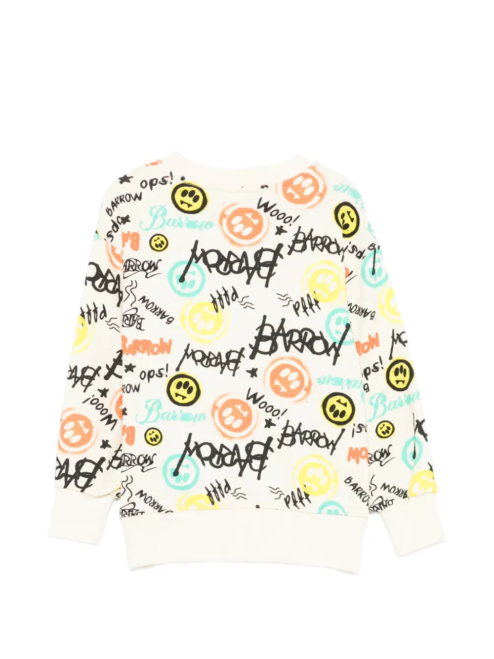 Barrow kids Sweater met print Beige