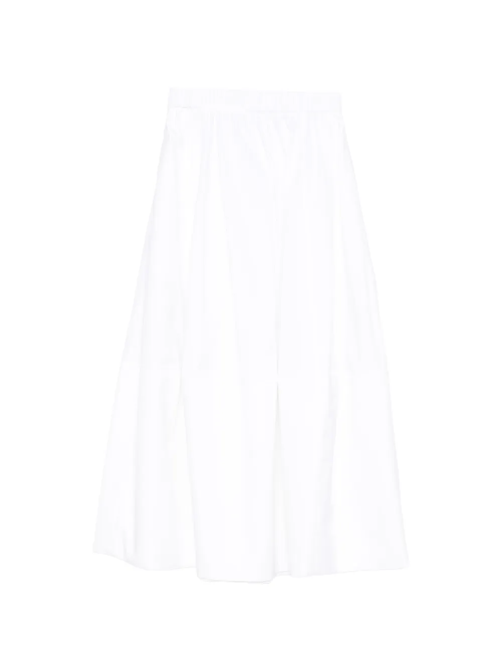 Co elasticated-waistband midi skirt - Bianco