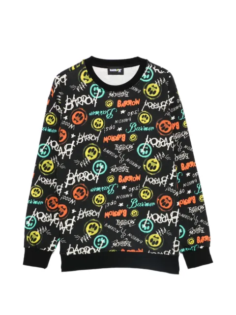 Barrow kids graphic print crewneck sweatshirt