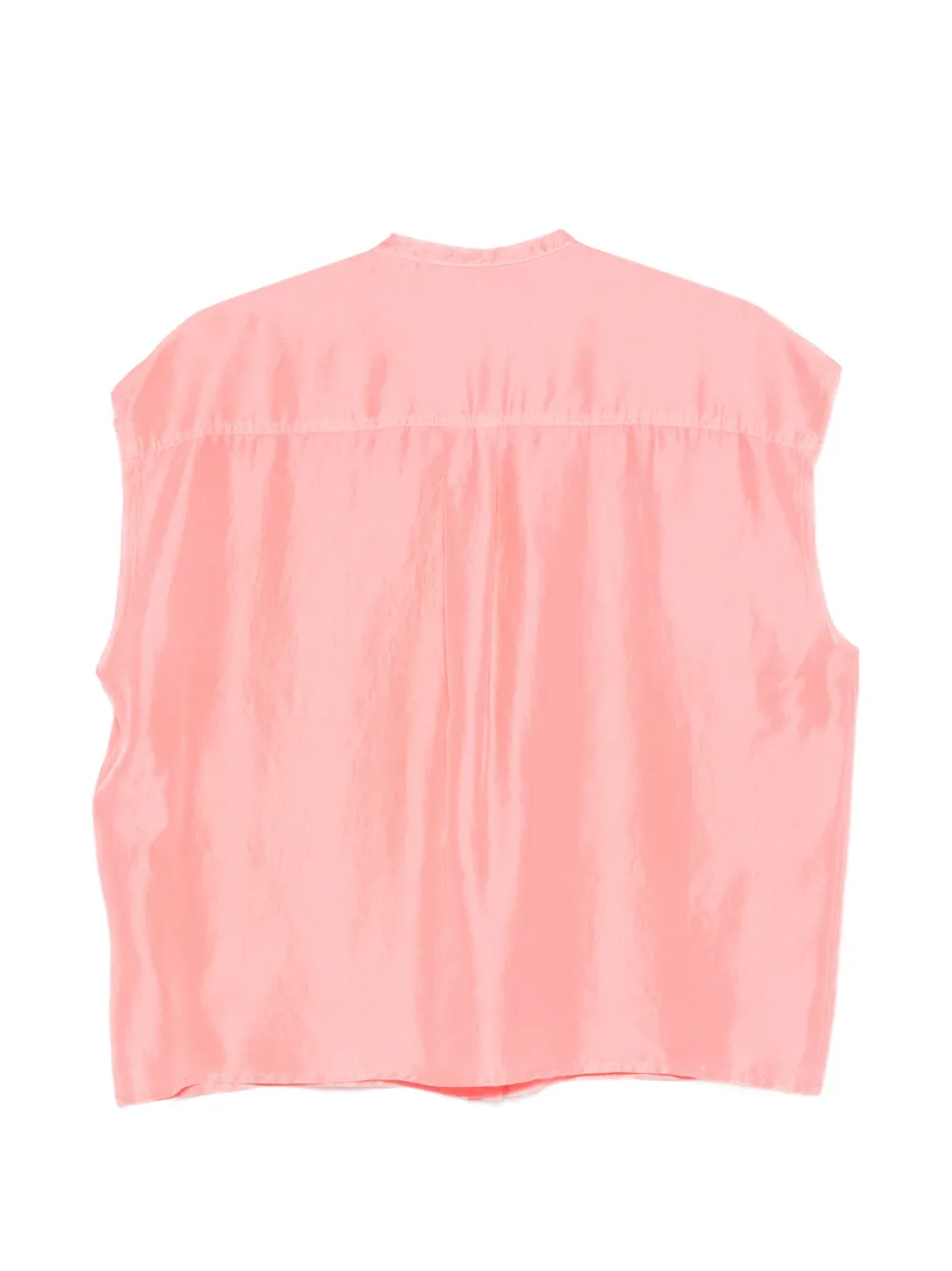  Tela Flap-pocket Button-up Shirt - Pink 