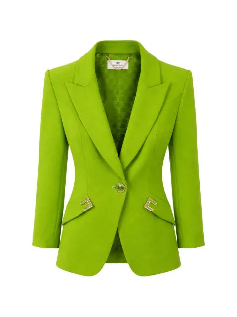 Elisabetta Franchi button detail blazer