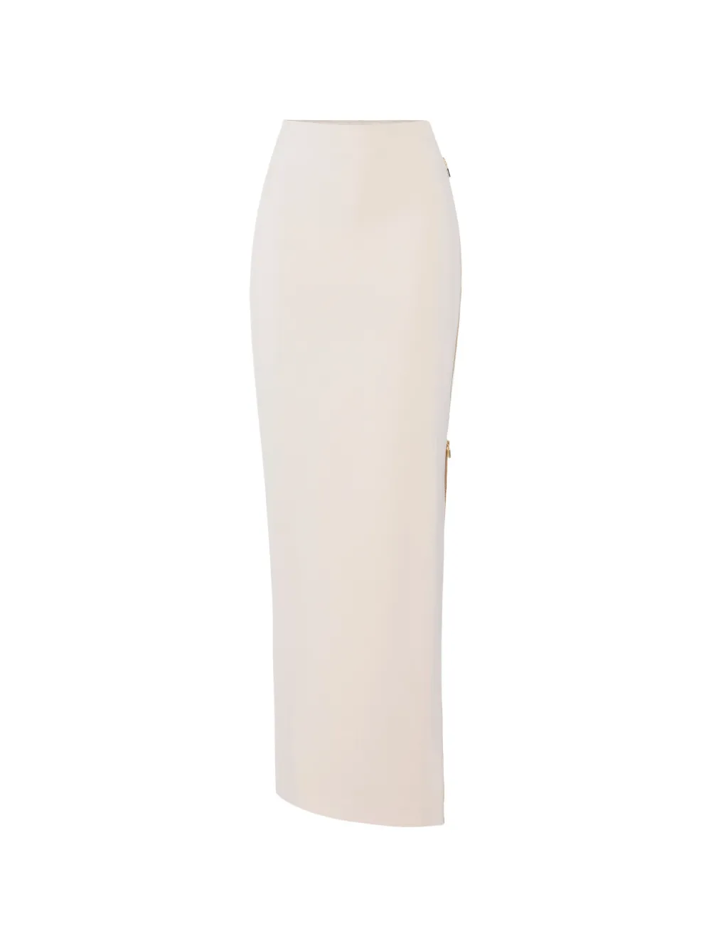 Elisabetta Franchi slit pencil long skirt - Toni neutri