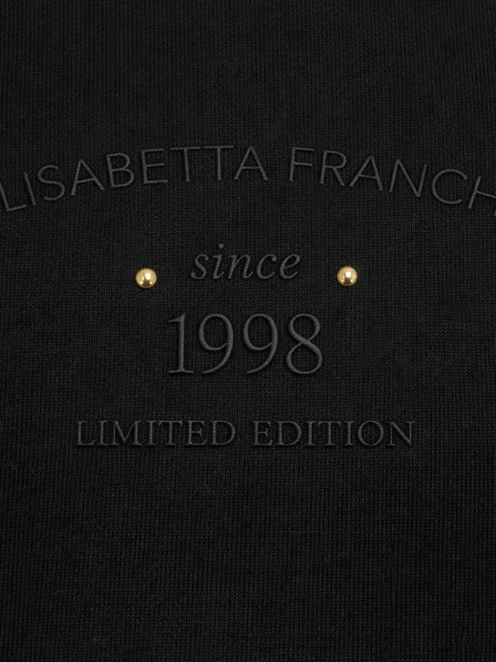 Elisabetta Franchi Sweater met ronde hals Zwart