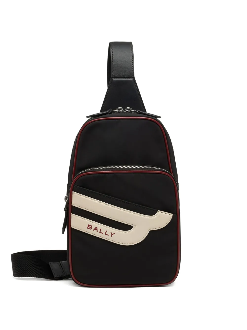 Bally Borsa a spalla con logo - Nero