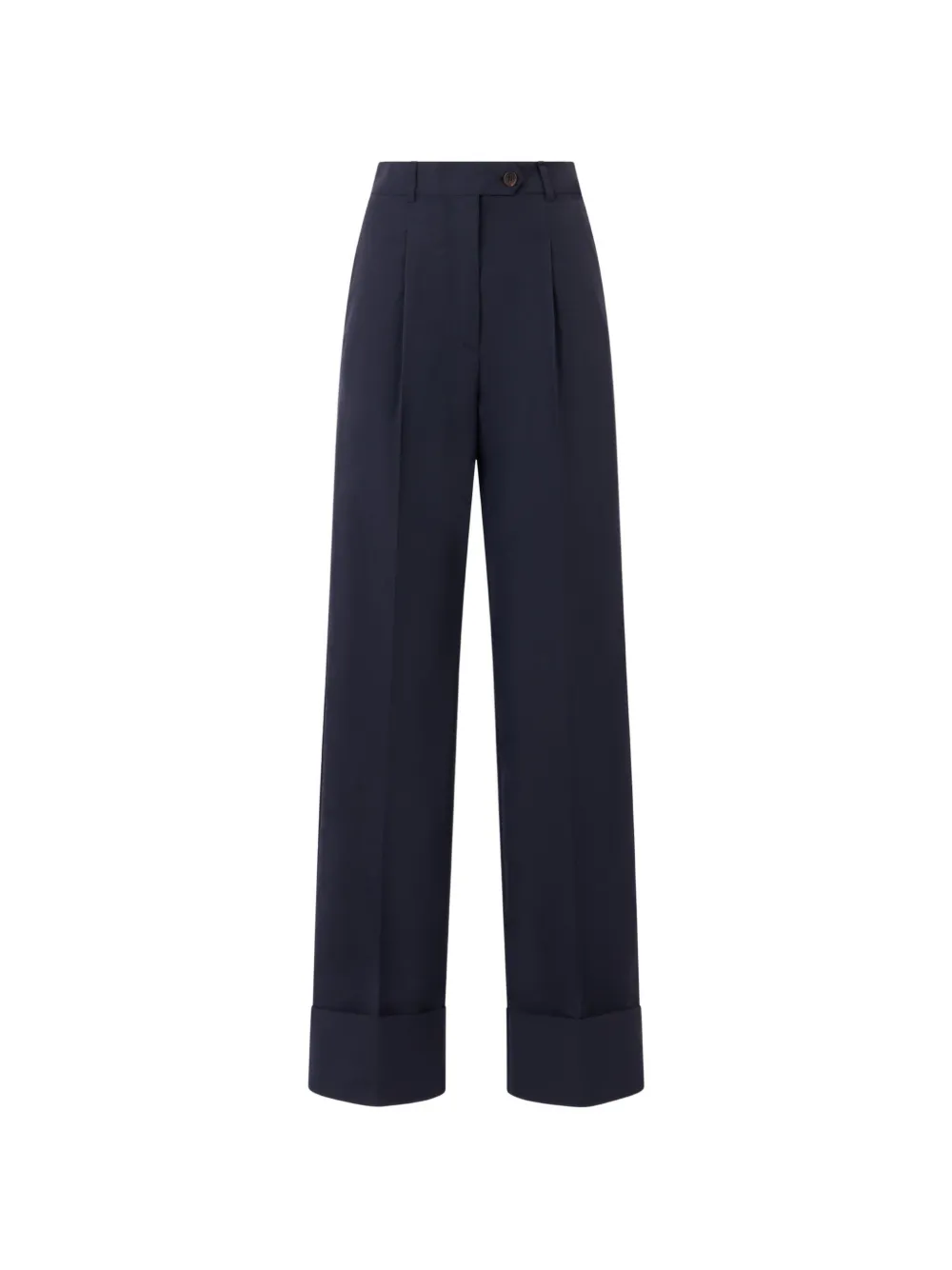 Bally cuffed pleated trousers - Blu