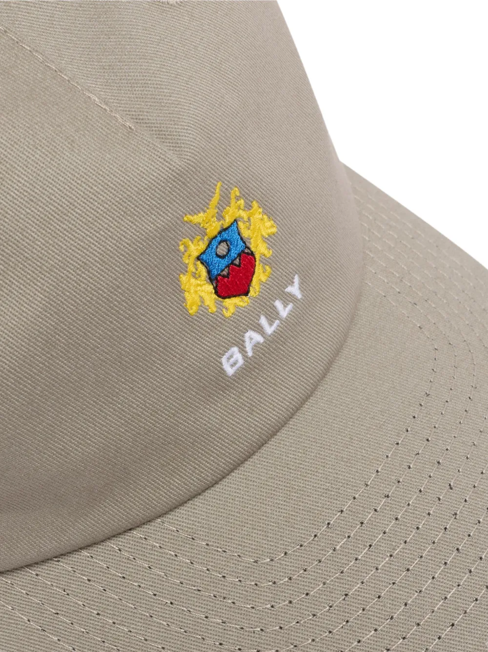  Bally Crest Baseball Cap - Grey 